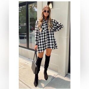 Stylish Black Women's Knee-High Boots